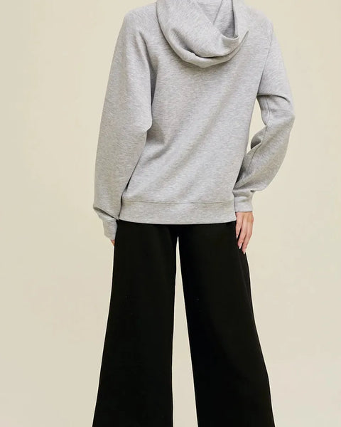 Soft Touch Casual Knit Hoodie
