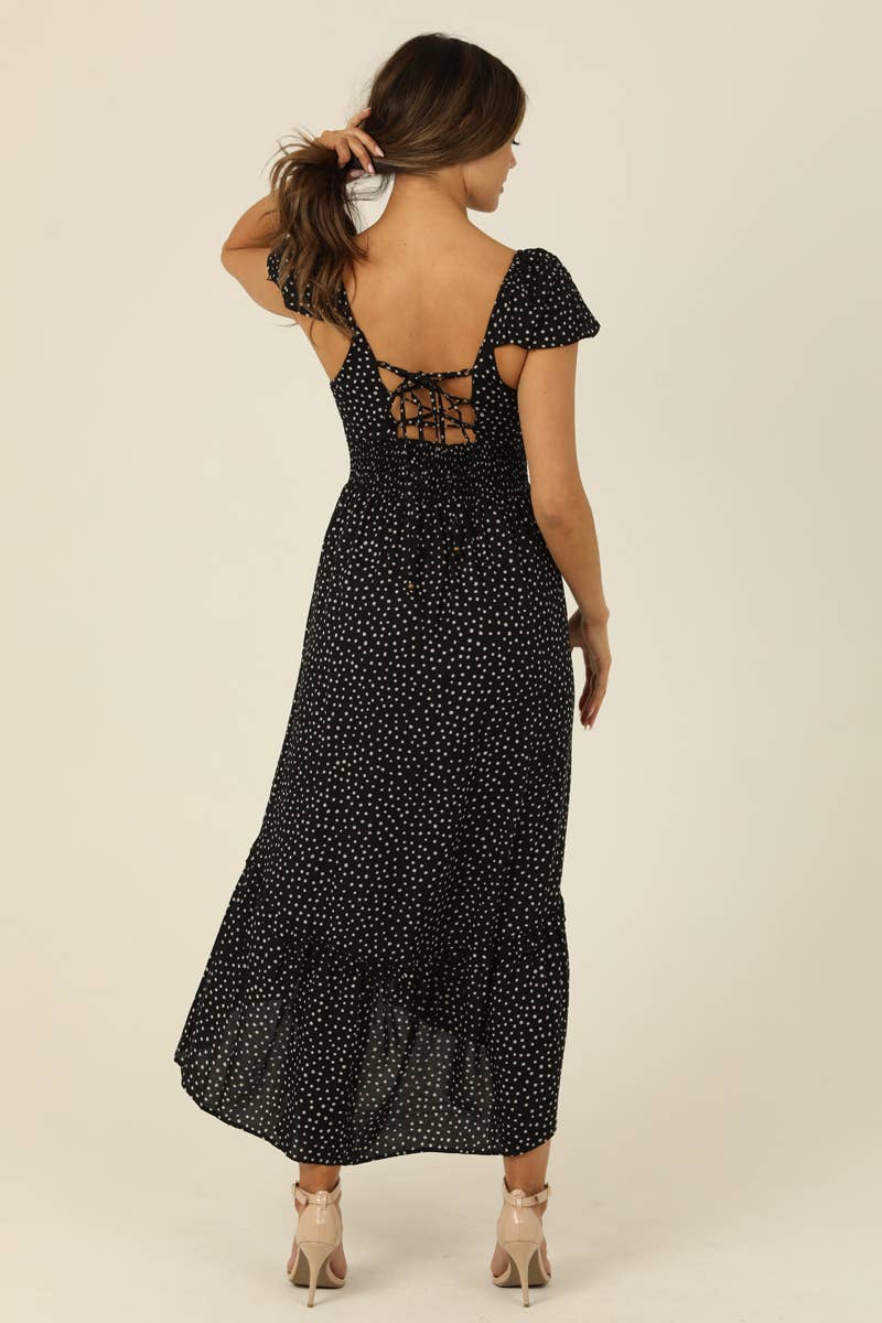 Cadence V-Neck Midi Dress