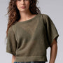 Urban Daizy - Relaxed Open-Knit Dolman Top