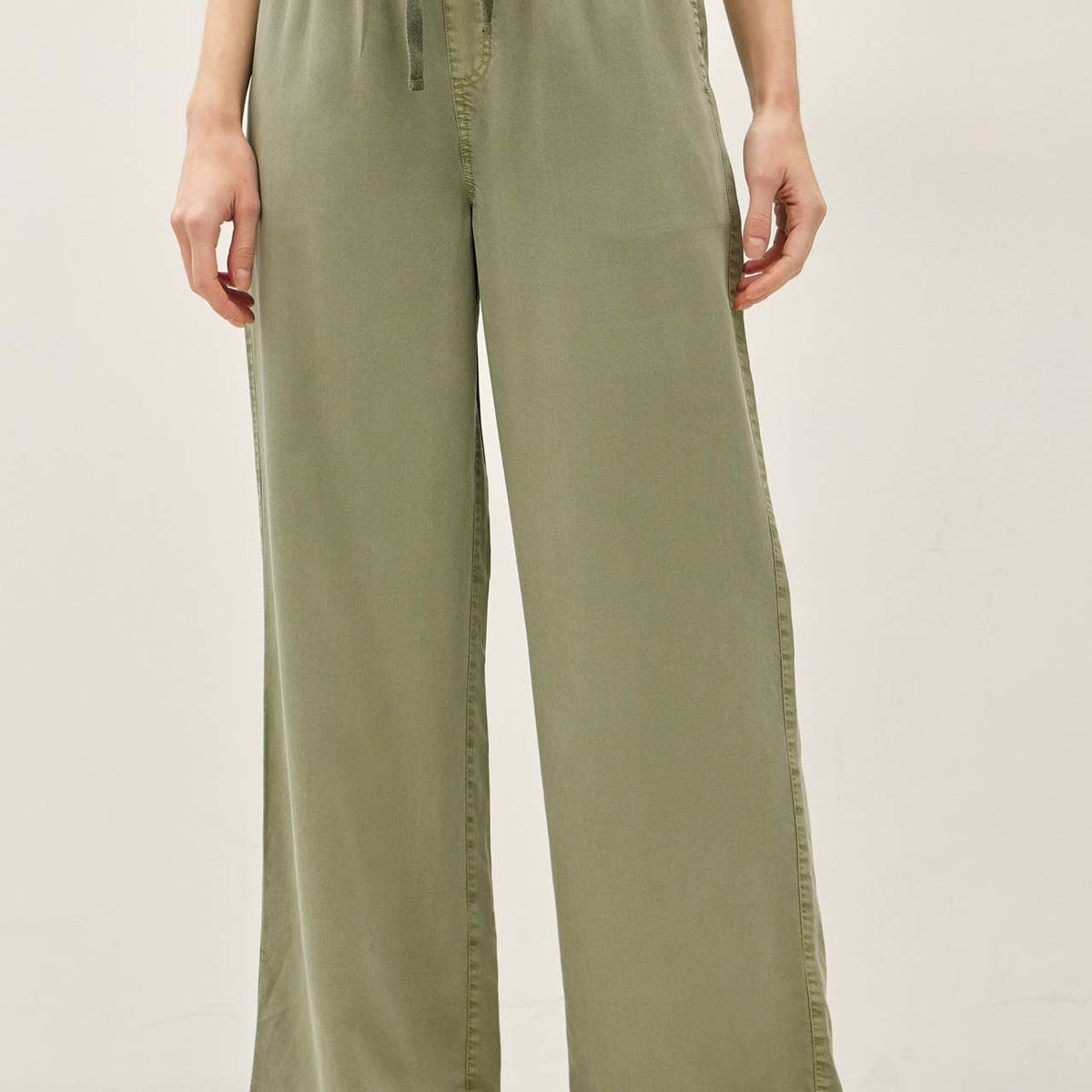 Tencel Wide Leg Pants