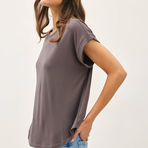 Bamboo Cap Sleeve Shirt