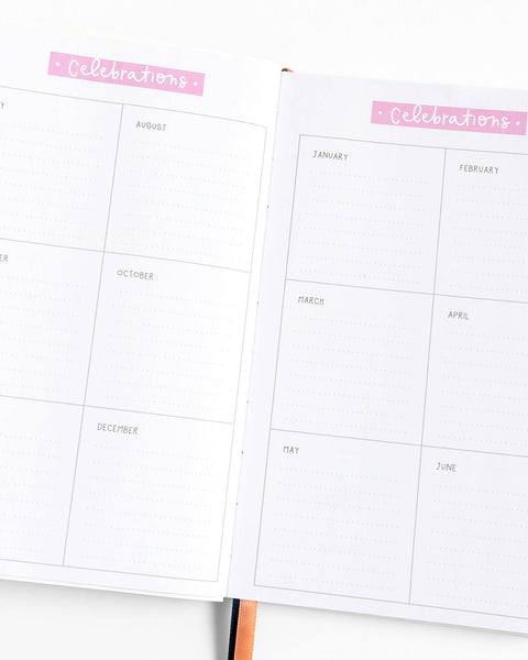 Pink Floral Petite Planner : 2024-2025 Academic Year