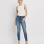 High Rise Distressed Hem Skinny- Lovervet