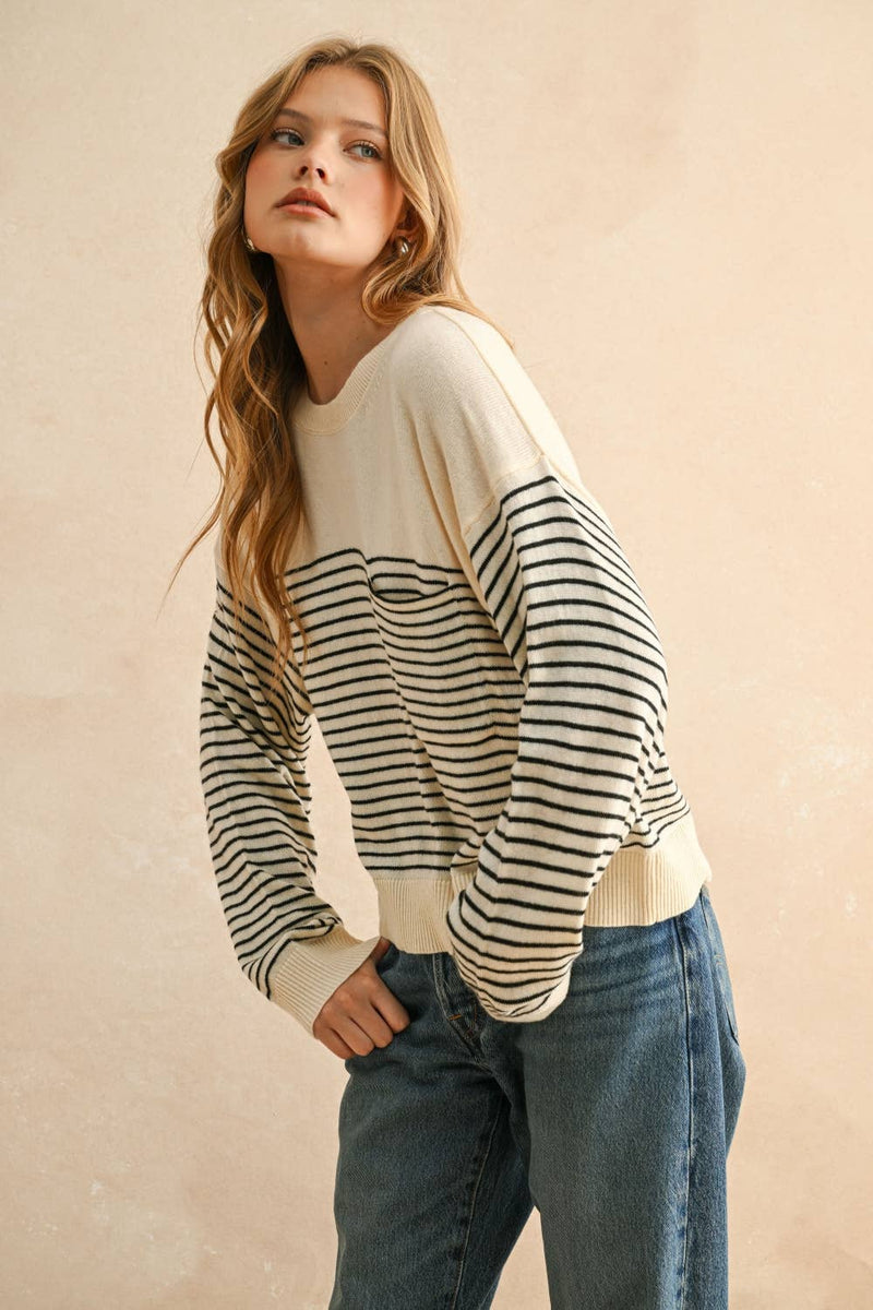 Bri Stripe Sweater
