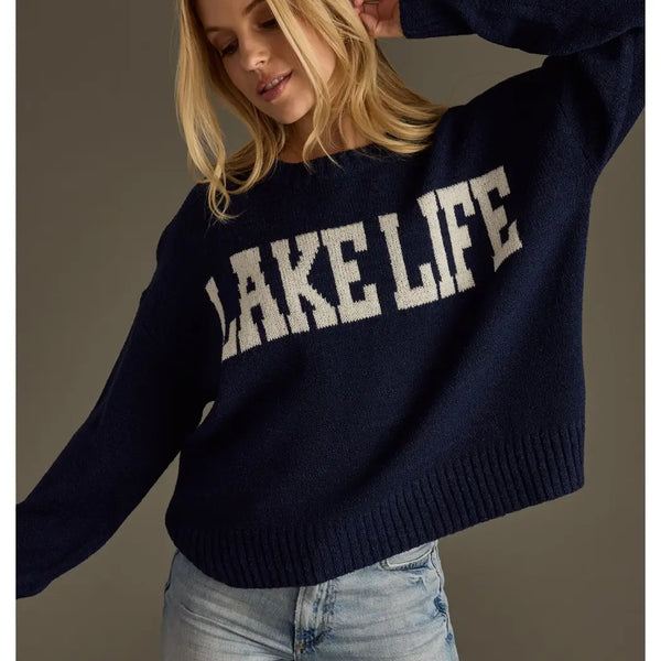 Lake Life Graphic Sweater