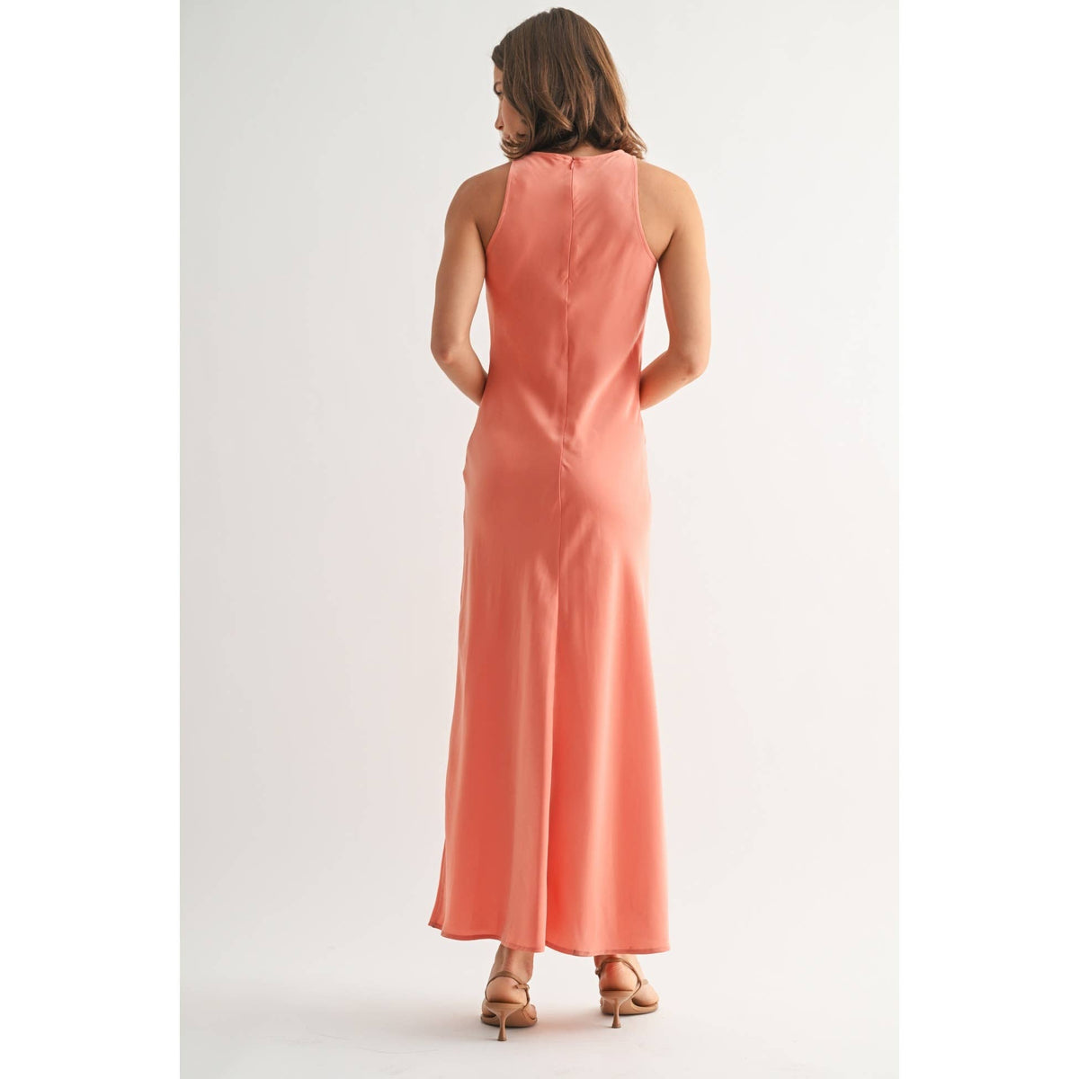 Satin Maxi Dress