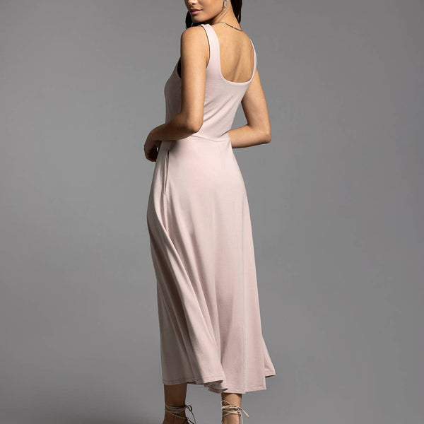 TORI DRESS-Square Neck Maxi Dress