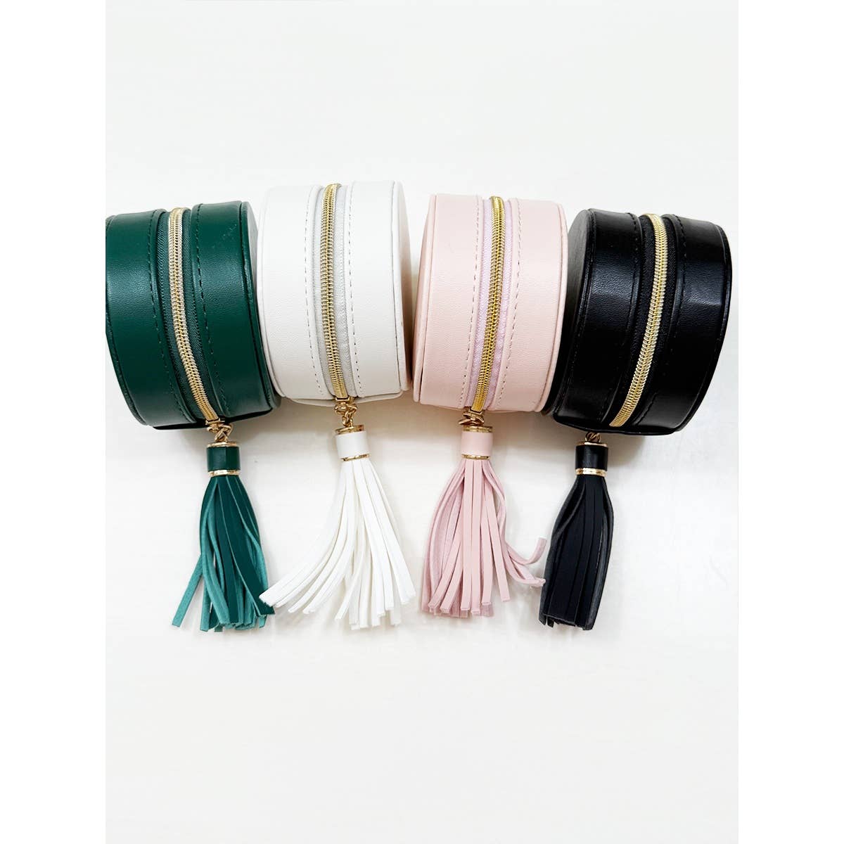 Love and Repeat - Mini PU Travel Jewelry Case