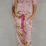 Citrine Coquette Ribbon Pajama Pants Set