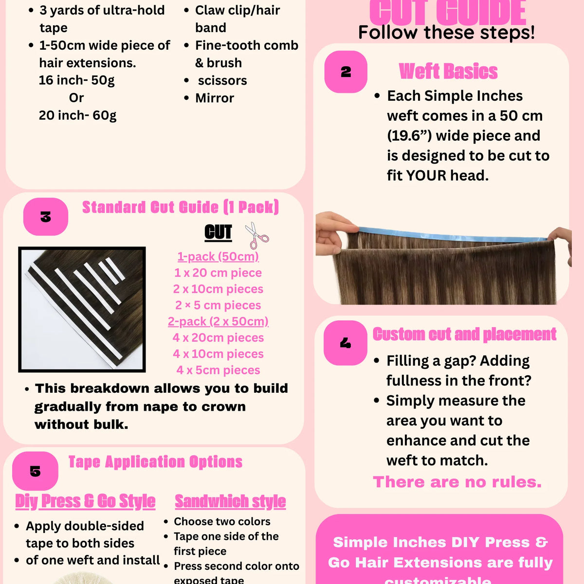 Simple Inches Hair Extension Remover