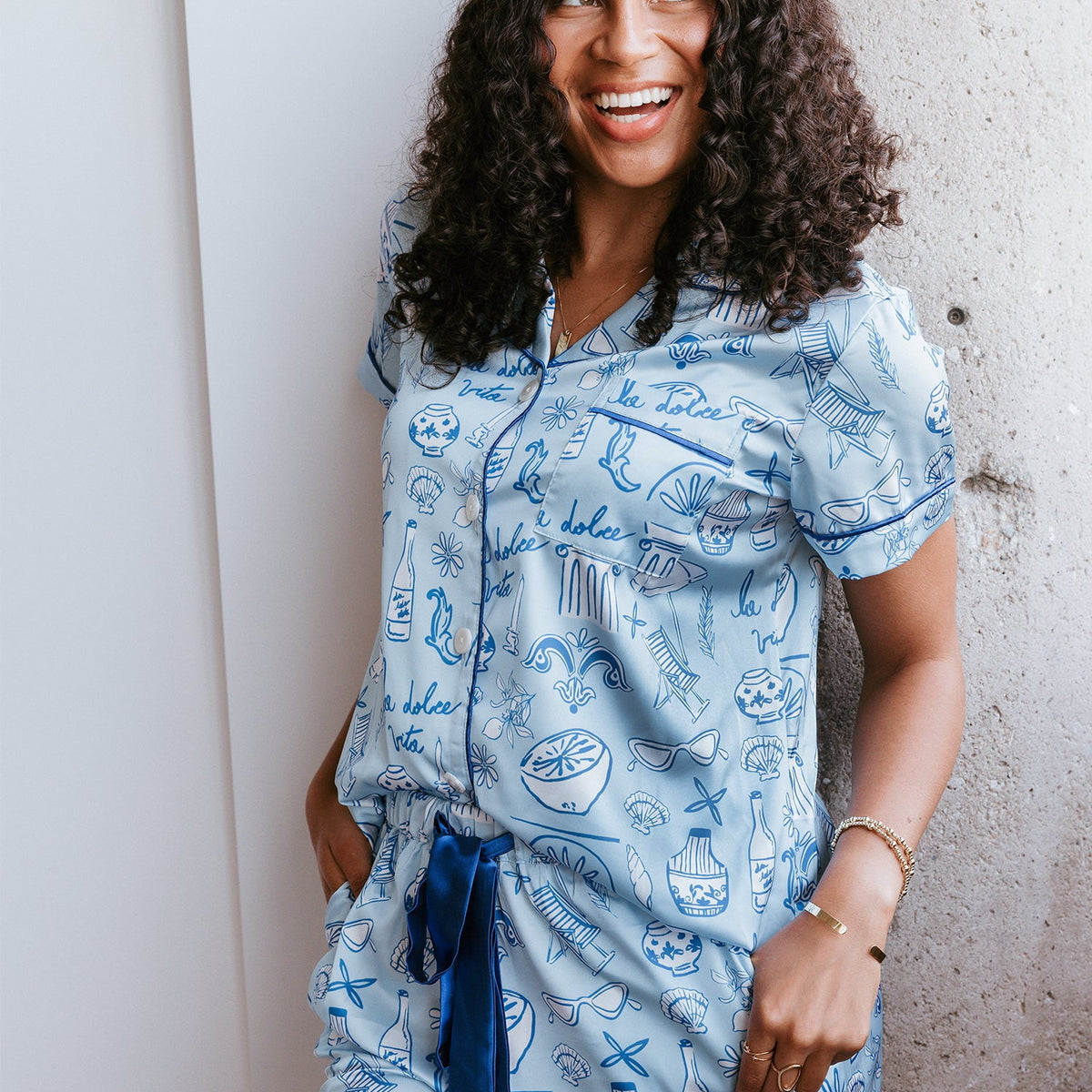 Dolce Vita Satin Pajamas