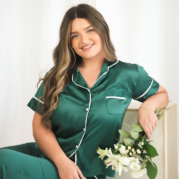 Green Ribbon Pajamas Pants Set