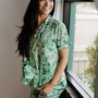 Green Rodeo Satin Pajamas