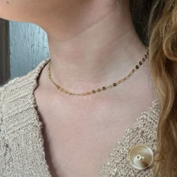 Pailette Short Necklace
