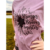 Stronger, Braver, Smarter short sleeve graphic tee - Juniors Clothing