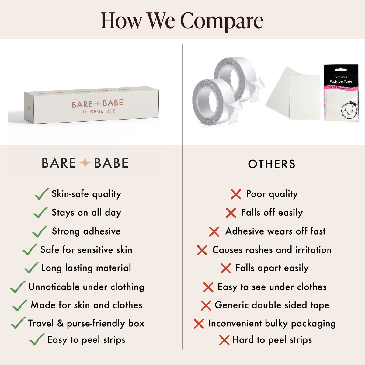 Invisible Lingerie Tape