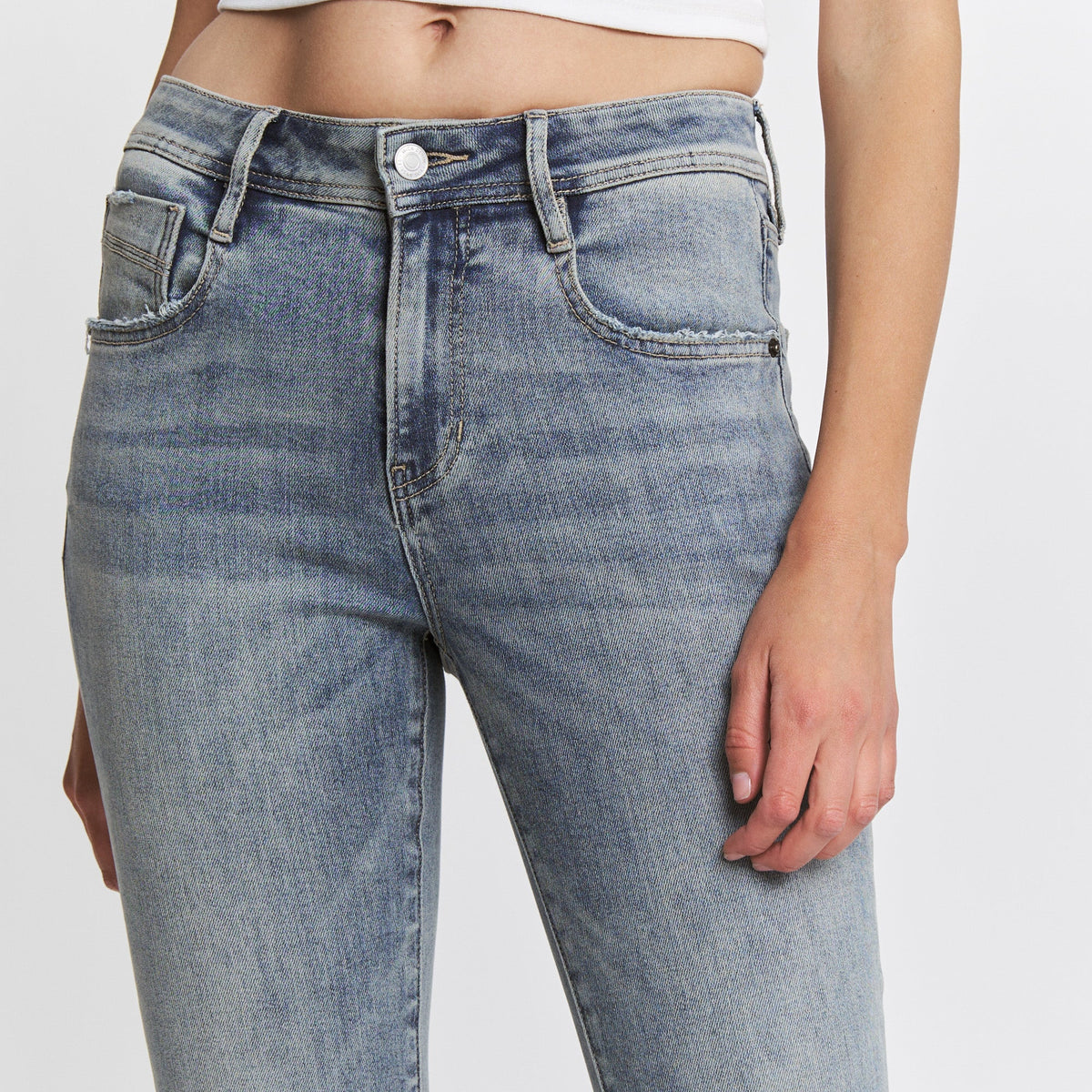 Hannah Mid Rise Bootcut- Mica Denim