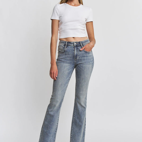 Hannah Mid Rise Bootcut- Mica Denim