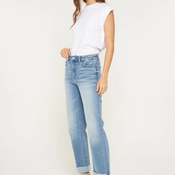 High Rise Stright Leg (Tummy Tuck)-Mica