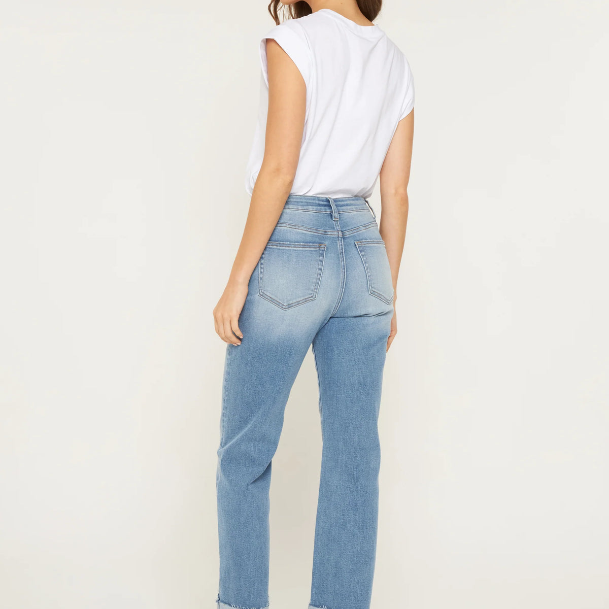 High Rise Stright Leg (Tummy Tuck)-Mica