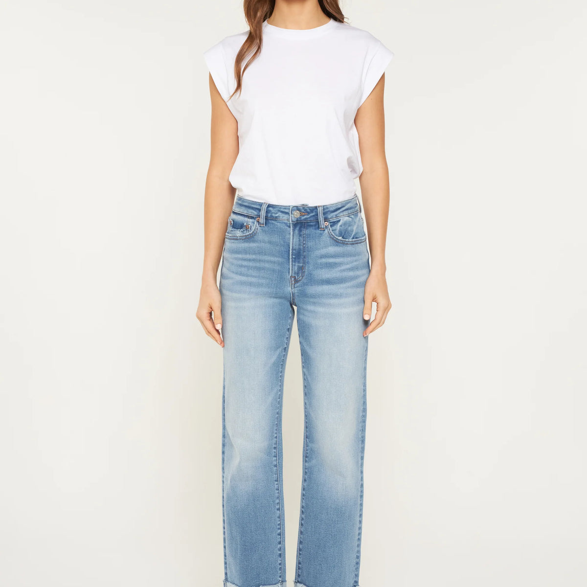 High Rise Stright Leg (Tummy Tuck)-Mica