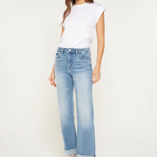 High Rise Stright Leg (Tummy Tuck)-Mica
