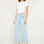 High Rise Cropped Wide Leg Patch- Mica