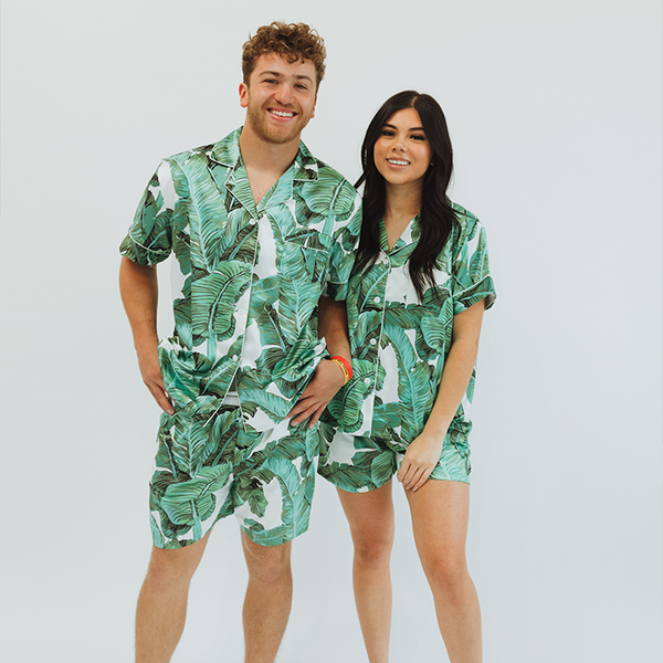 Men's Banana Leaf Shorts set