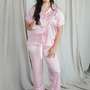 Light Pink Ribbon Pajamas Pants Set