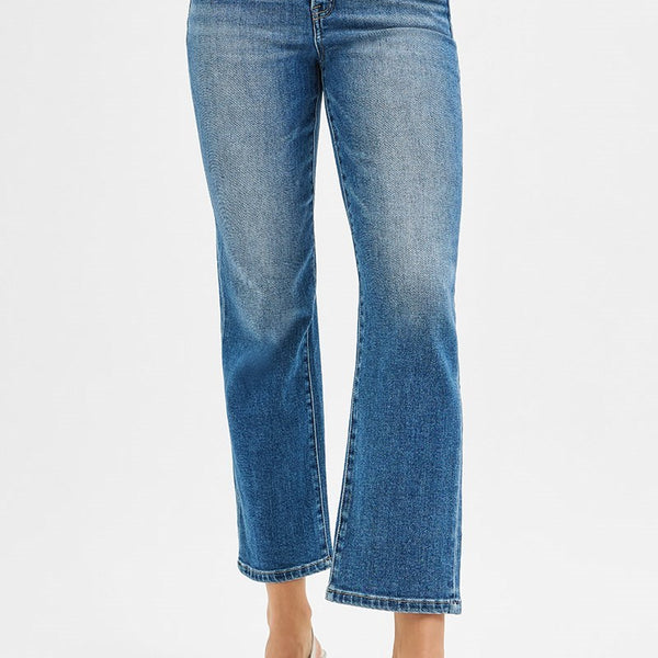 Risen Tummy Control High Rise Crop Stright