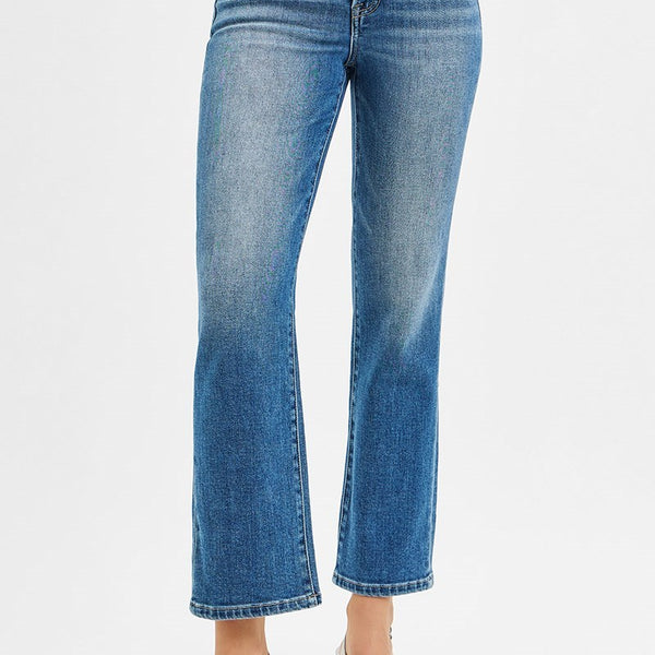 Risen Tummy Control High Rise Crop Stright