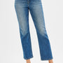 Risen Tummy Control High Rise Crop Stright