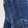 Risen- High Rise Layered Hem Shorts