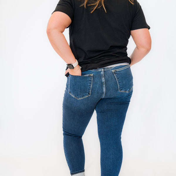 Judy Blue Women's High Waist Thermal Skinny Jeans 82585