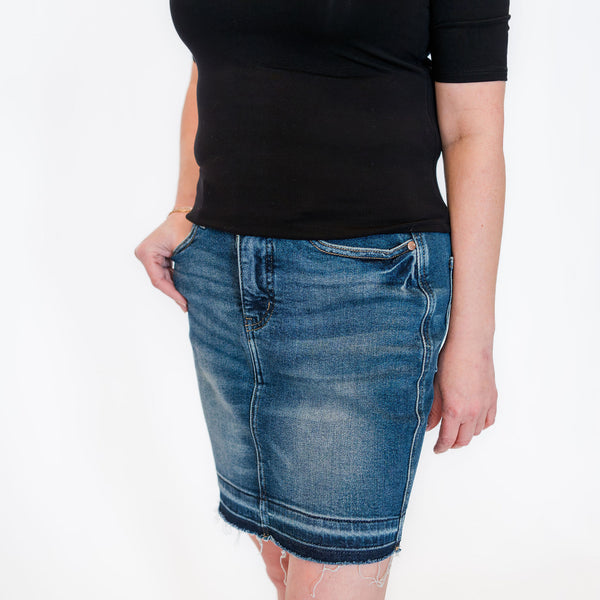 Judy Blue Tummy Control Skirt