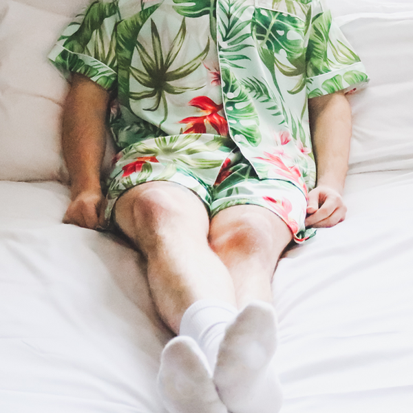 Men's Mint Tropical Pajama set