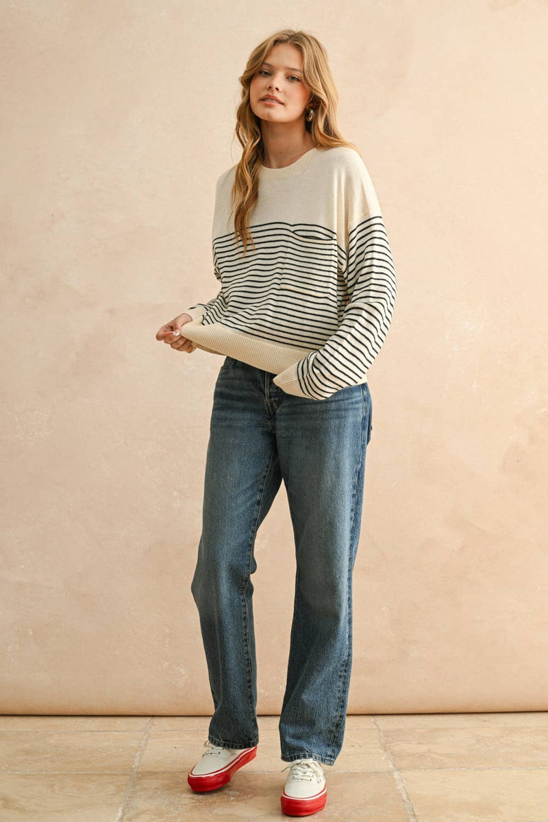 Bri Stripe Sweater