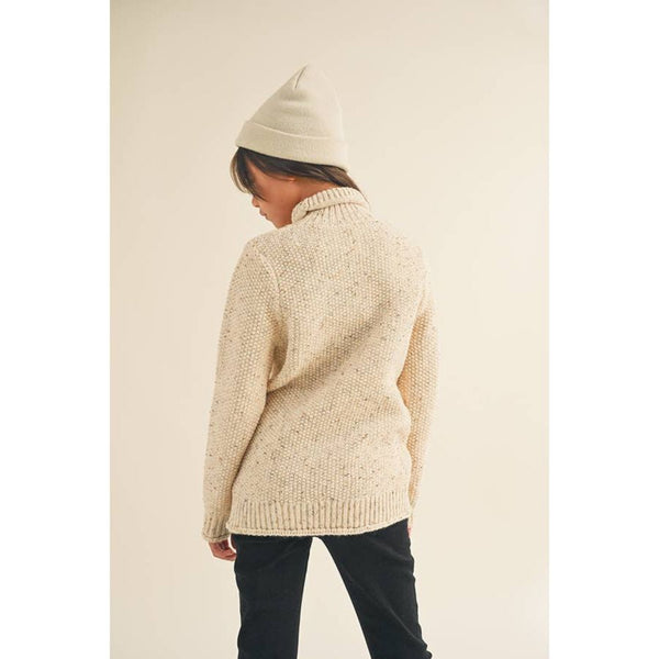 Long Turtle Neck Sweater - Junior Clothing