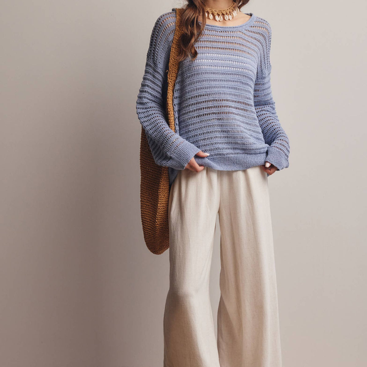 Callie Knit Stripe Sweater Top
