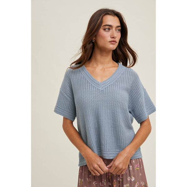 Marie Crochet Sweater Top