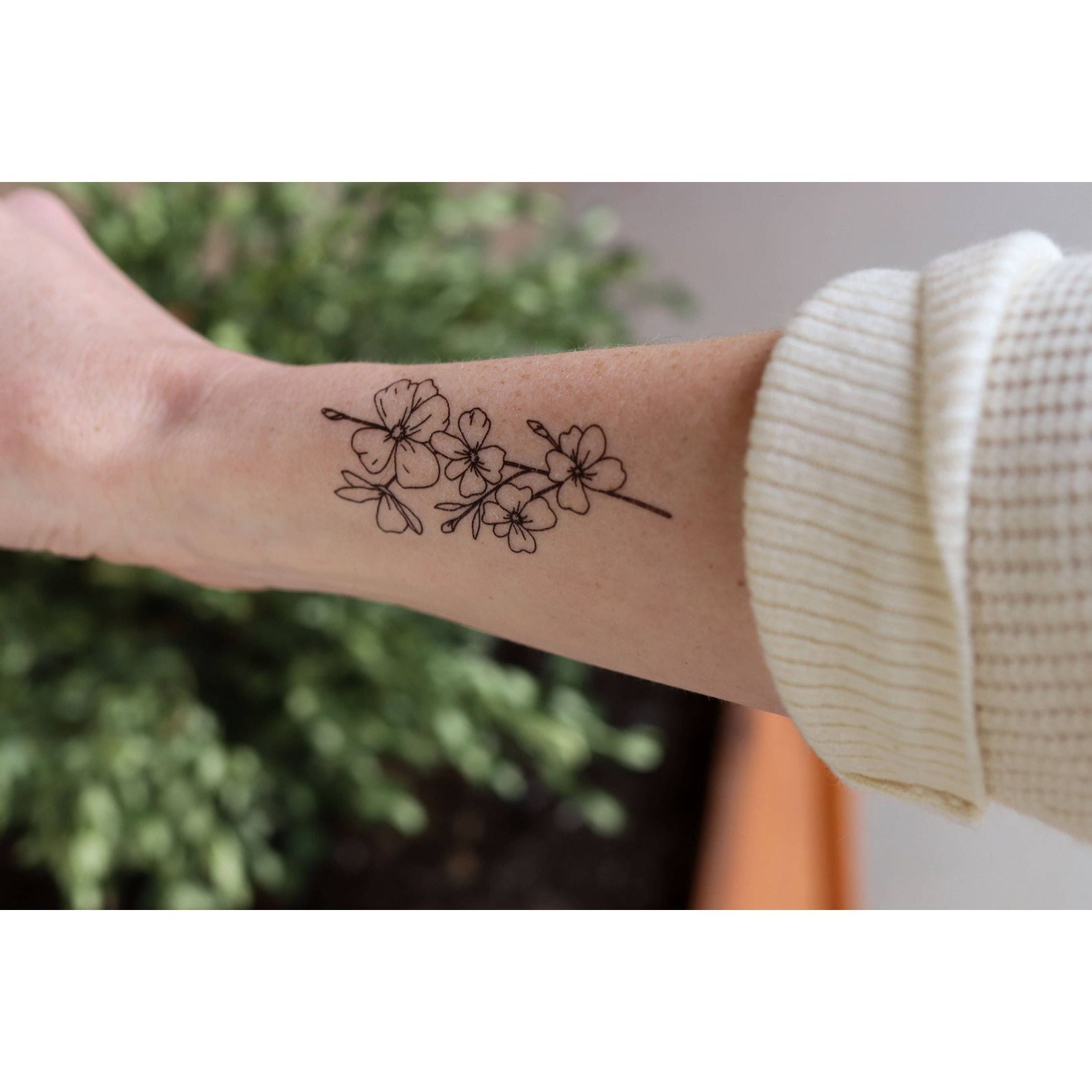 Tattoo uploaded by brookeytx3 • #lace #flowers #forearm • Tattoodo