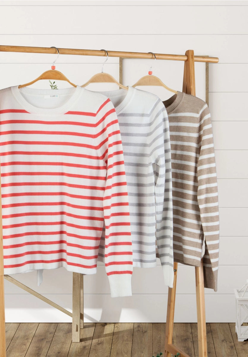 Bella Knit Striped Sweater