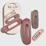 KITSCH - Flat Lay Claw Clip 3pc Flat - Ultra Glossy Terracotta