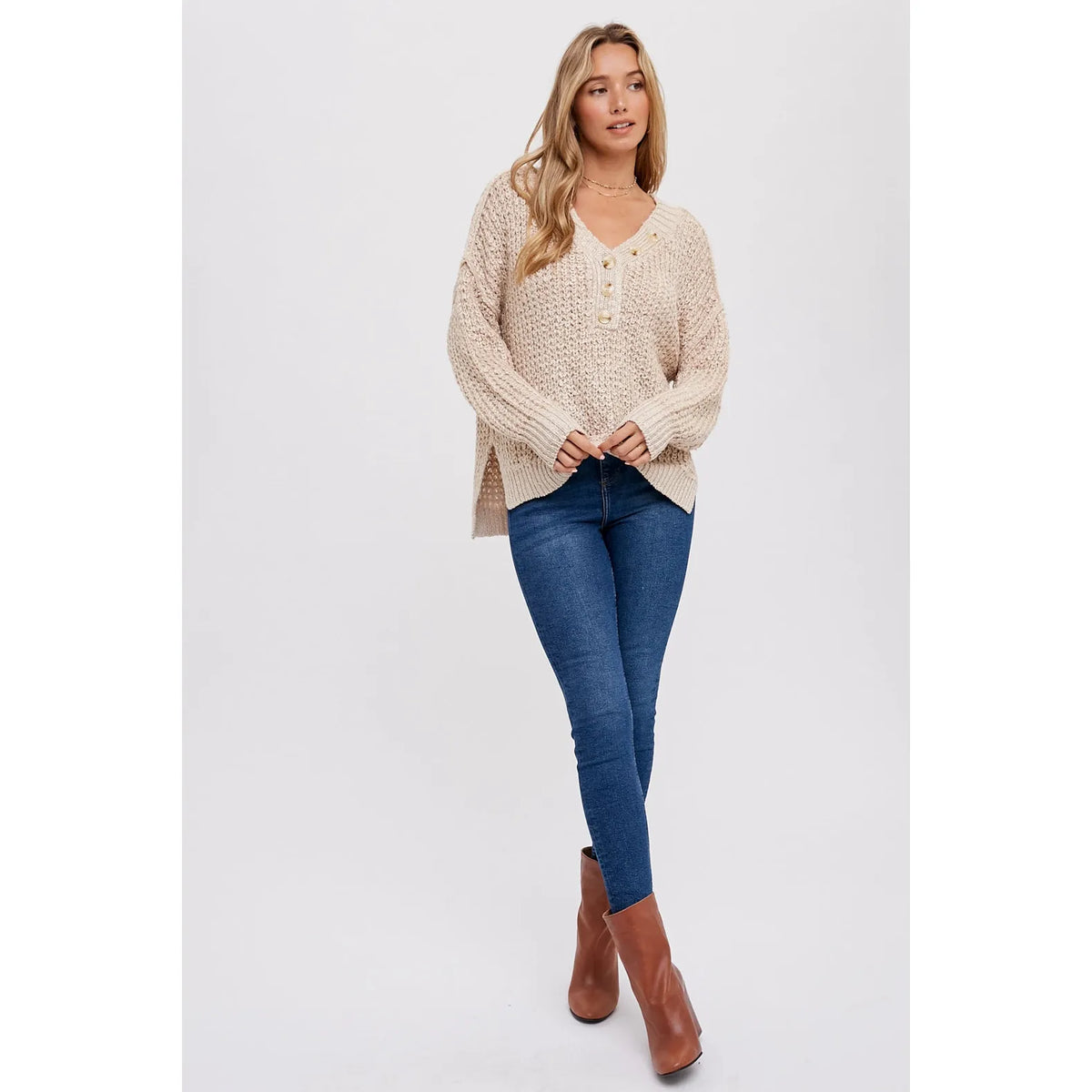 Thermal Henely Sweater
