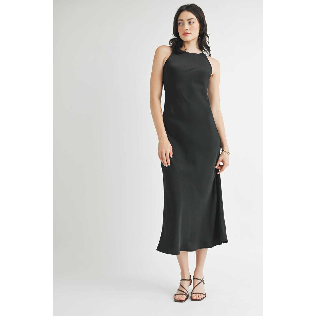 Satin Maxi Dress