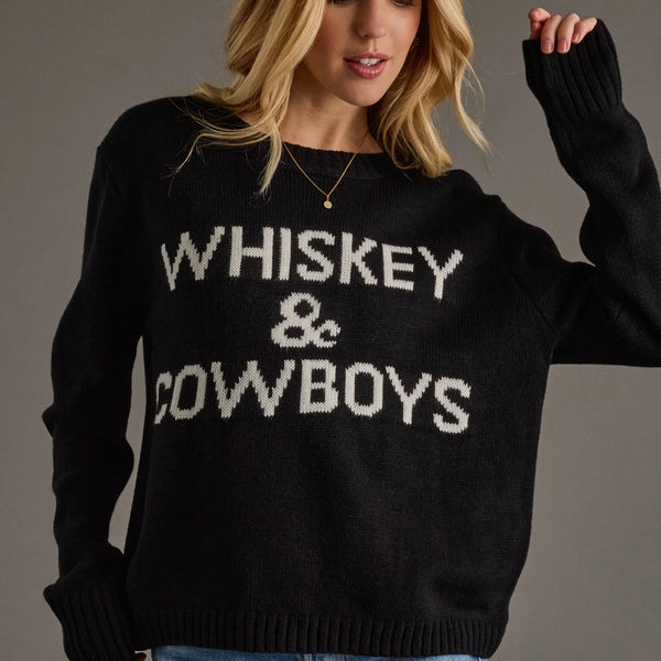 Whiskey & Cowboys Sweater