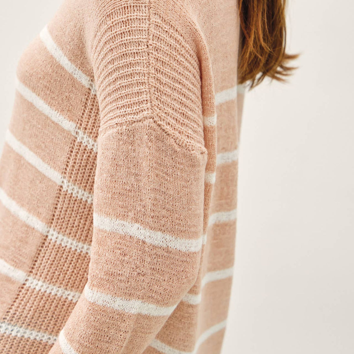 Bell Striped Lightweight Sweater