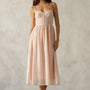 Lace Bustier Midi Dress