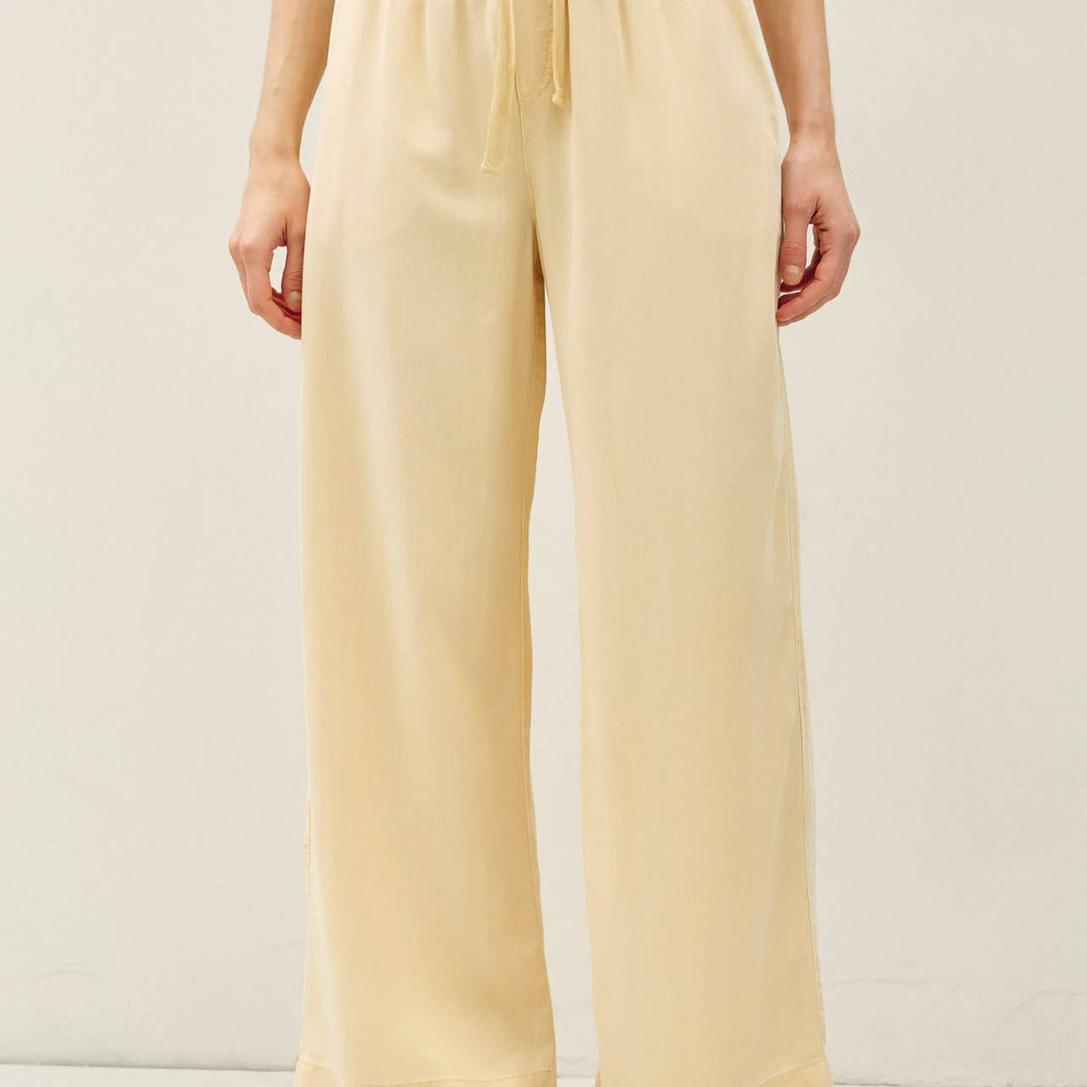 Tencel Wide Leg Pants