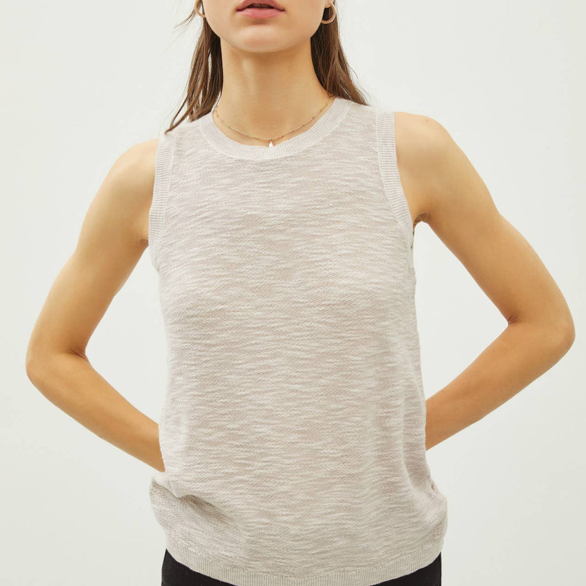 Sarah Sleeveless Knit Top